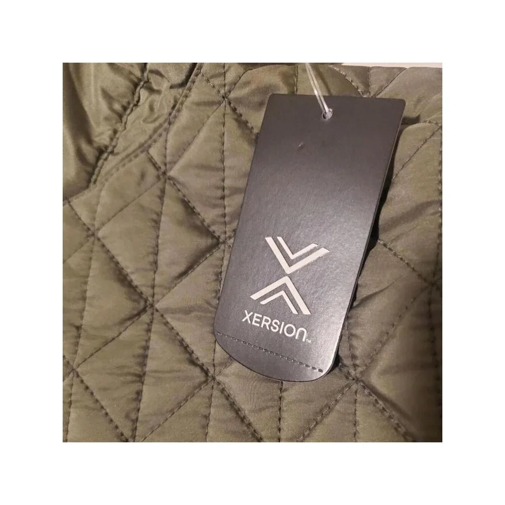 Hooded Puffer Jacket Quilted Lightweight Olive Green Coat